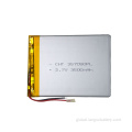 China Custom 357090 3500mah 3.7v Lithium Polymer Battery Lithium Ion Cells Rechargeable Batteries Lipo Batteries Supplier